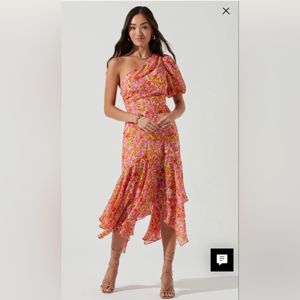 ASTR The Label One Shoulder Dress